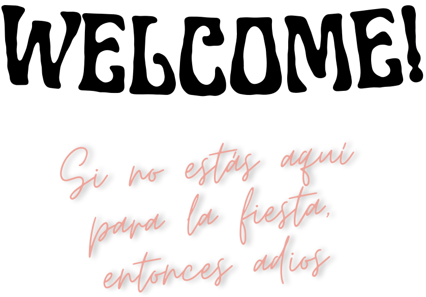 image of welcome in Art Nuvo font